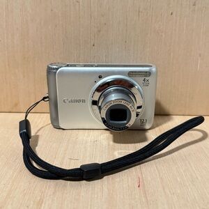 Canon PowerShot A3100 IS 12.1MP Digital Camera Tested Good w/Char-Bat-Card Read